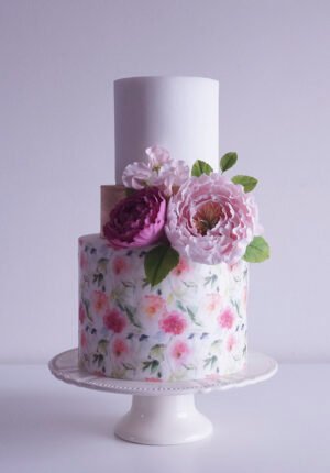 Cake Peonías