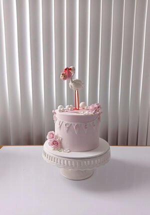 Cake Baby Shower - Cigueña